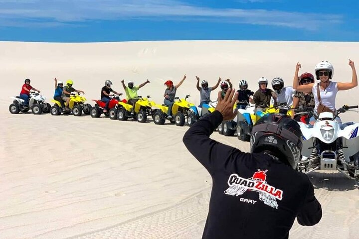Experience the thrill of off-road quad biking across the stunning dunes of Atlantis where laughter and excitement meet breathtaking scenery just outside Cape Town. Adventure awaits!